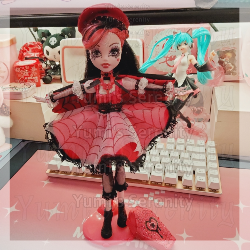 SOLDHaunt Couture Draculaura HANDMADE Doll DESS SET (READ DESCRIPTION)